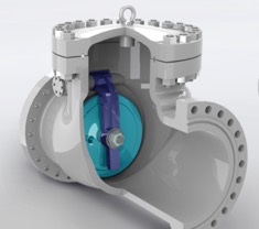 Full-opening check valve